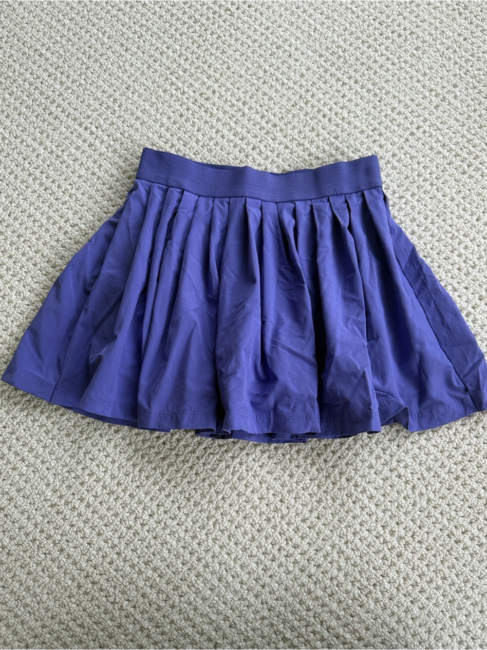 Athleta Purple Pleated Skater Skirt